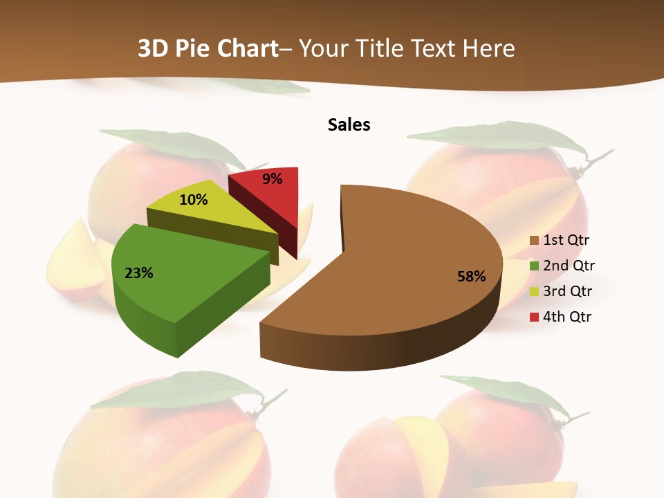 Furry Muffle Isolated PowerPoint Template