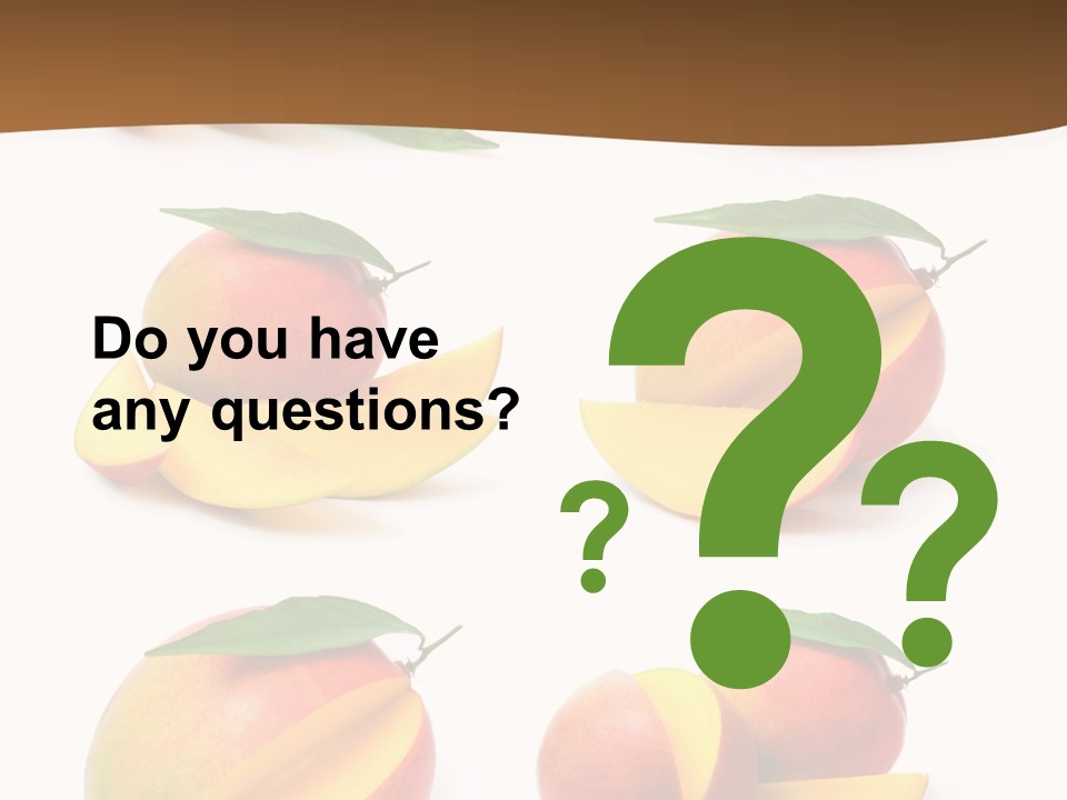 Furry Muffle Isolated PowerPoint Template