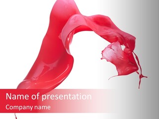 Abstract Paint Studio PowerPoint Template