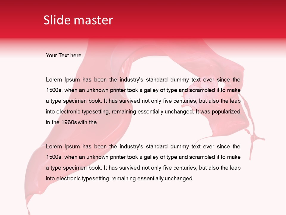 Abstract Paint Studio PowerPoint Template