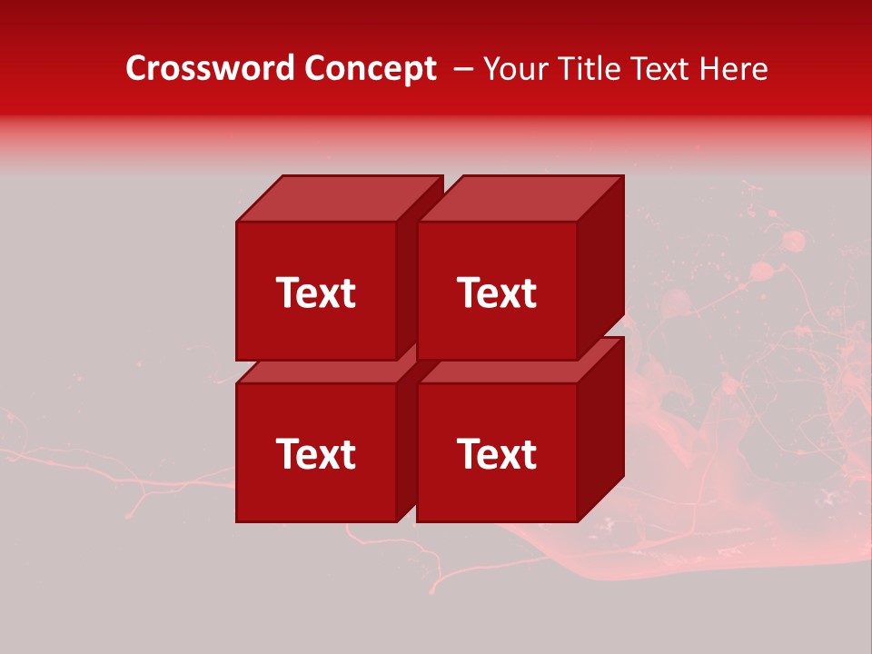 A Black And Red Background With A Splash Of Paint PowerPoint Template