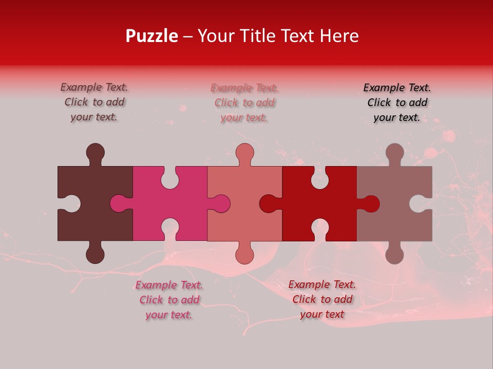 A Black And Red Background With A Splash Of Paint PowerPoint Template