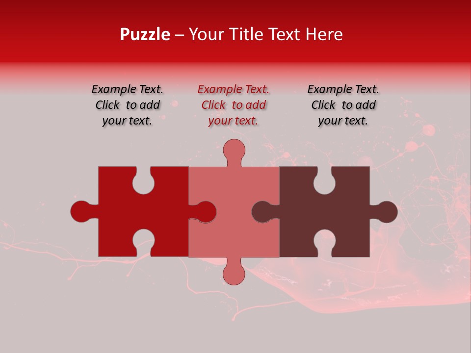 A Black And Red Background With A Splash Of Paint PowerPoint Template