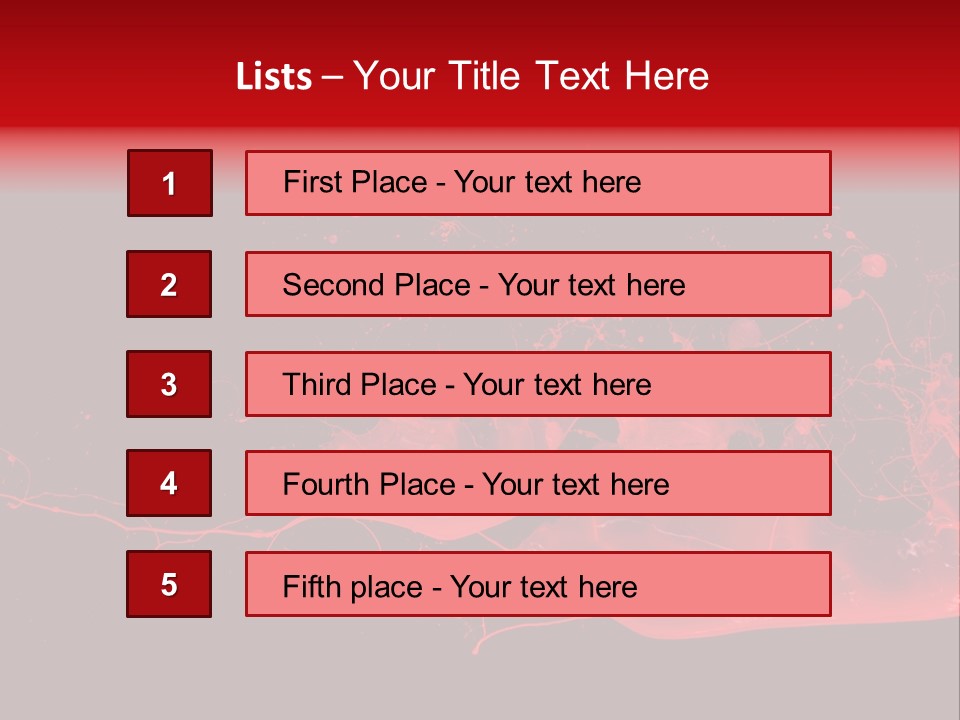 A Black And Red Background With A Splash Of Paint PowerPoint Template