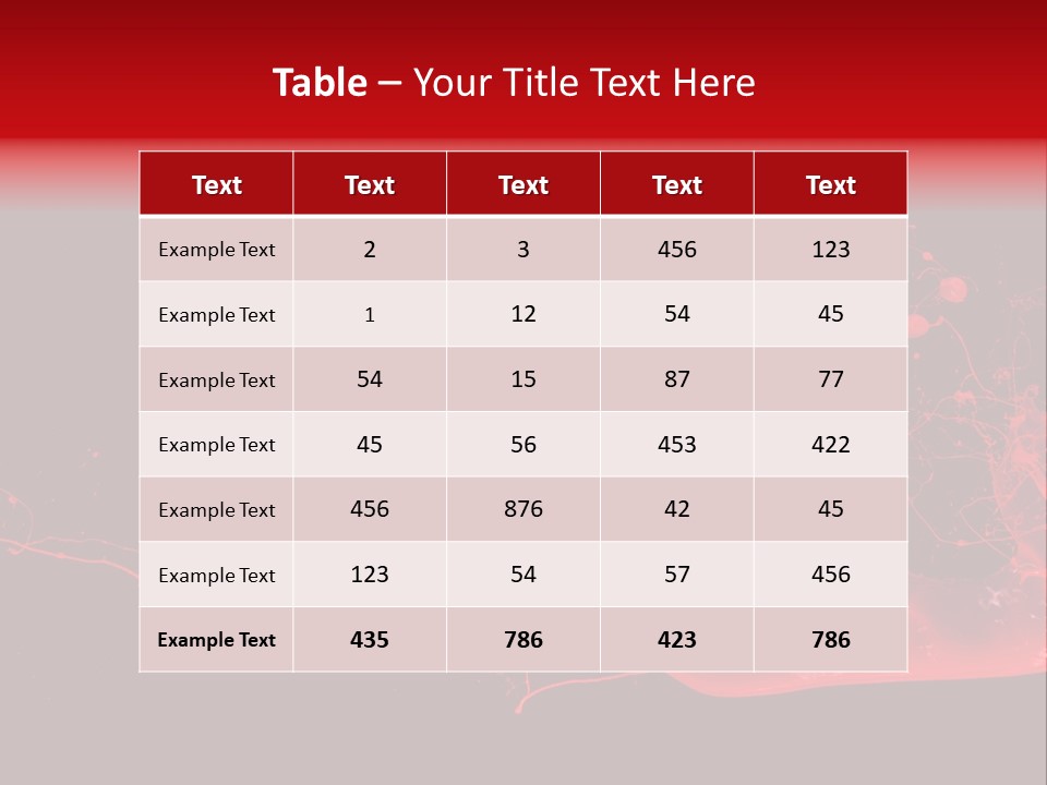 A Black And Red Background With A Splash Of Paint PowerPoint Template