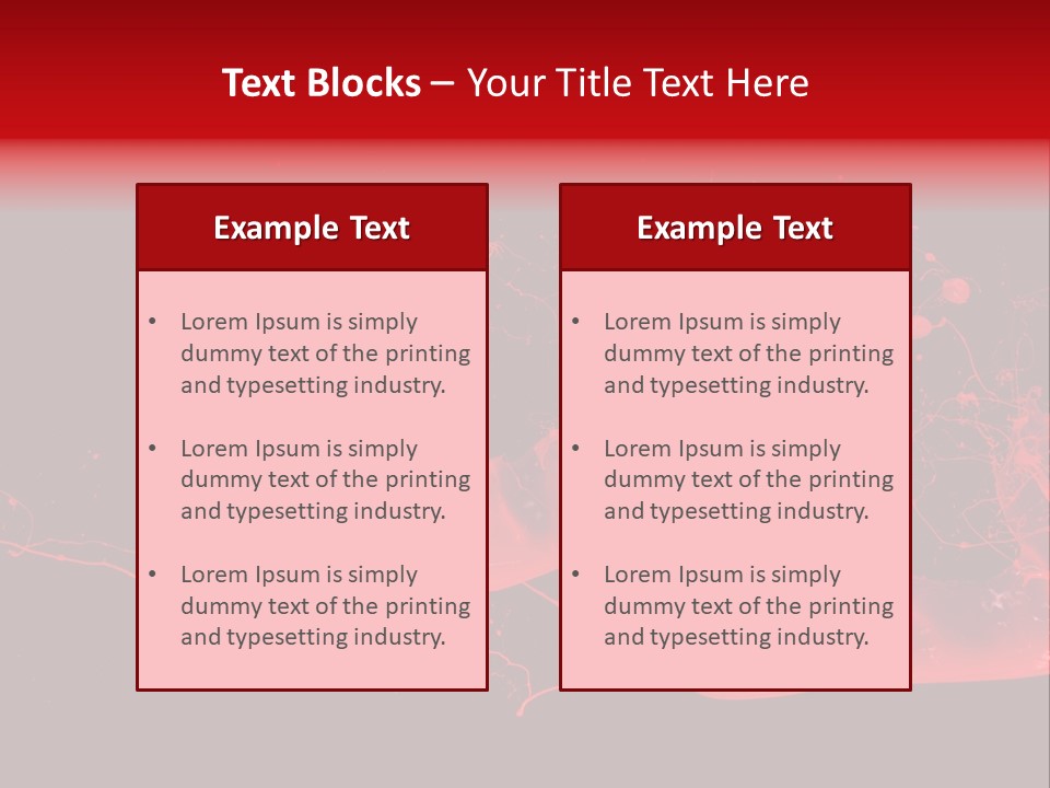 A Black And Red Background With A Splash Of Paint PowerPoint Template