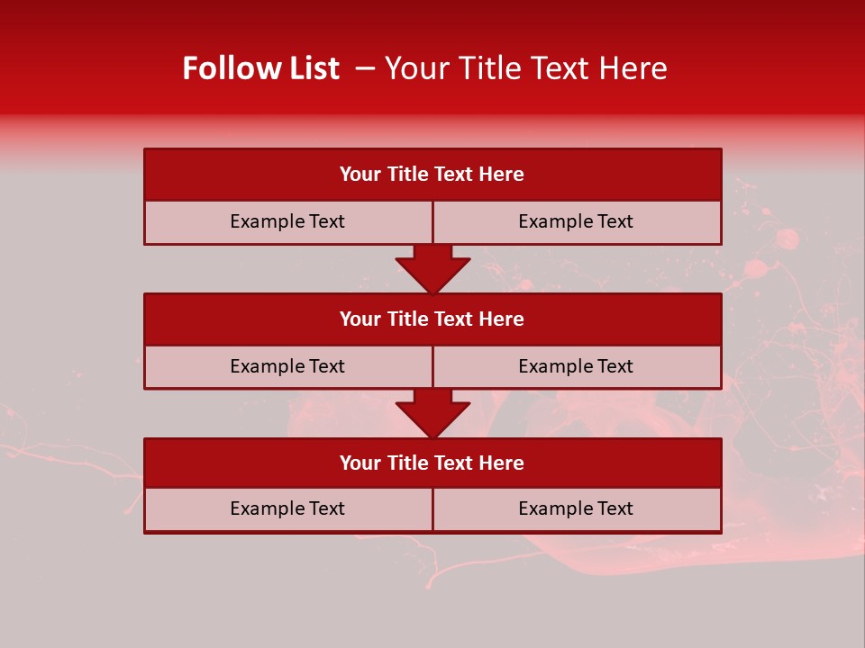 A Black And Red Background With A Splash Of Paint PowerPoint Template