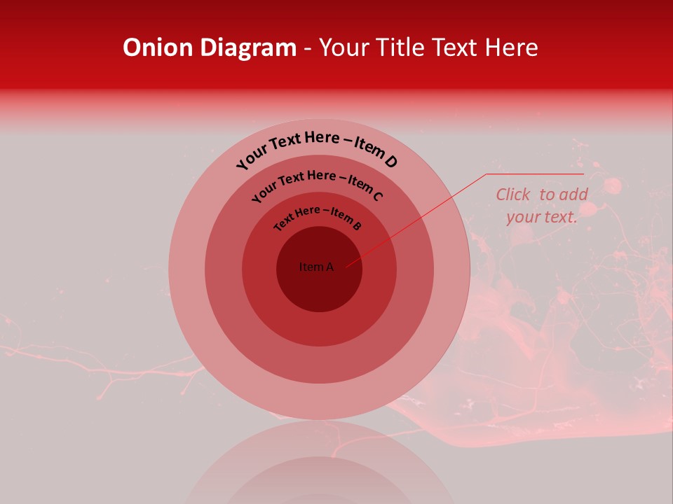 A Black And Red Background With A Splash Of Paint PowerPoint Template