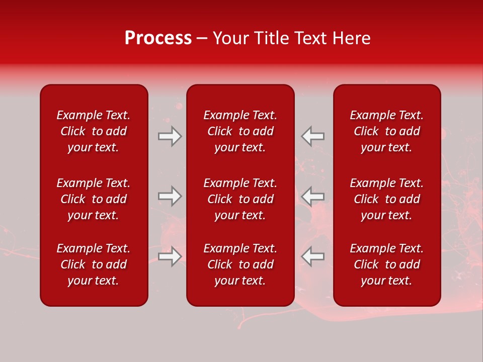 A Black And Red Background With A Splash Of Paint PowerPoint Template