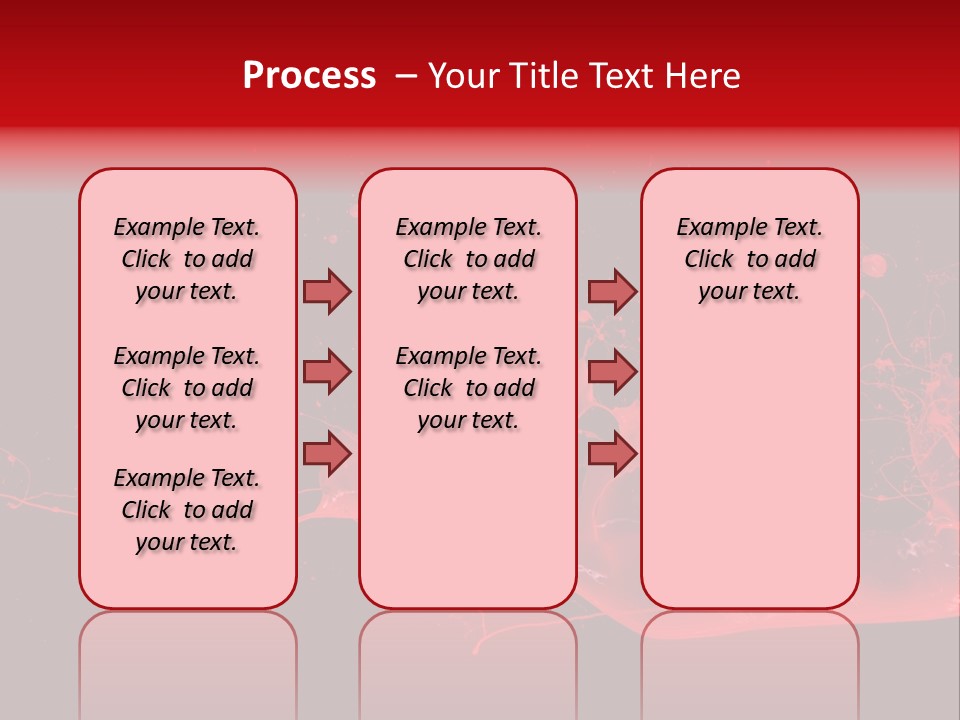 A Black And Red Background With A Splash Of Paint PowerPoint Template