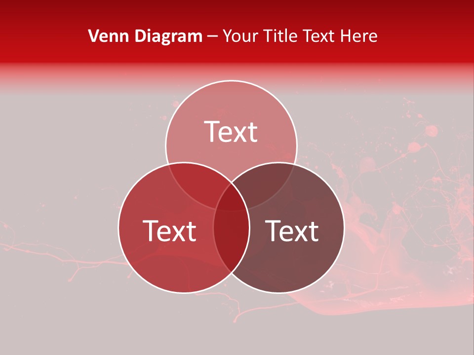 A Black And Red Background With A Splash Of Paint PowerPoint Template