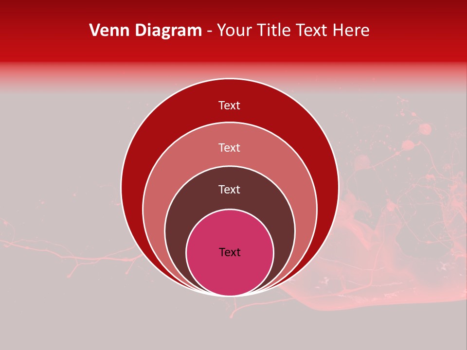 A Black And Red Background With A Splash Of Paint PowerPoint Template