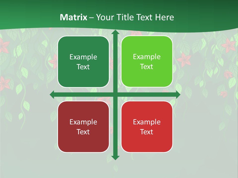 Floral Fantasy Idea PowerPoint Template
