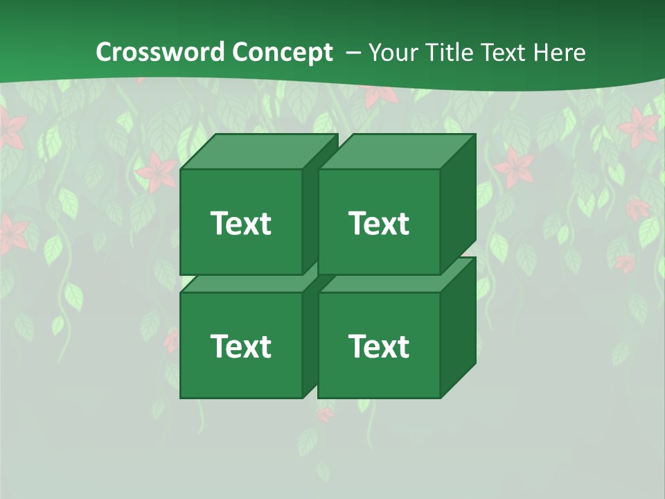 Floral Fantasy Idea PowerPoint Template