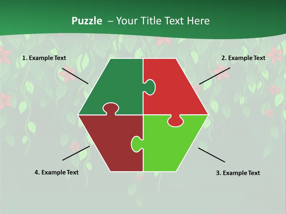 Floral Fantasy Idea PowerPoint Template