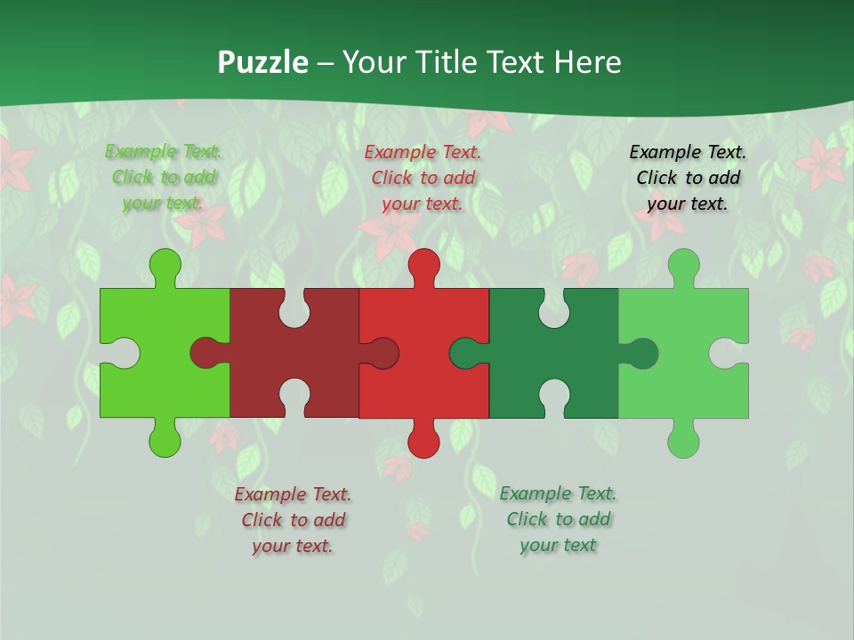 Floral Fantasy Idea PowerPoint Template