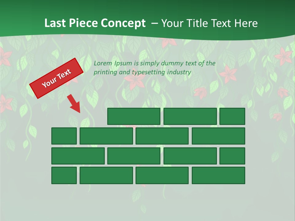 Floral Fantasy Idea PowerPoint Template