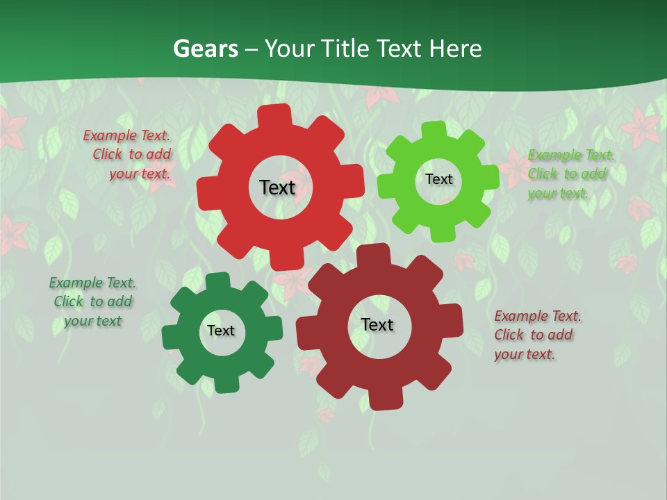 Floral Fantasy Idea PowerPoint Template