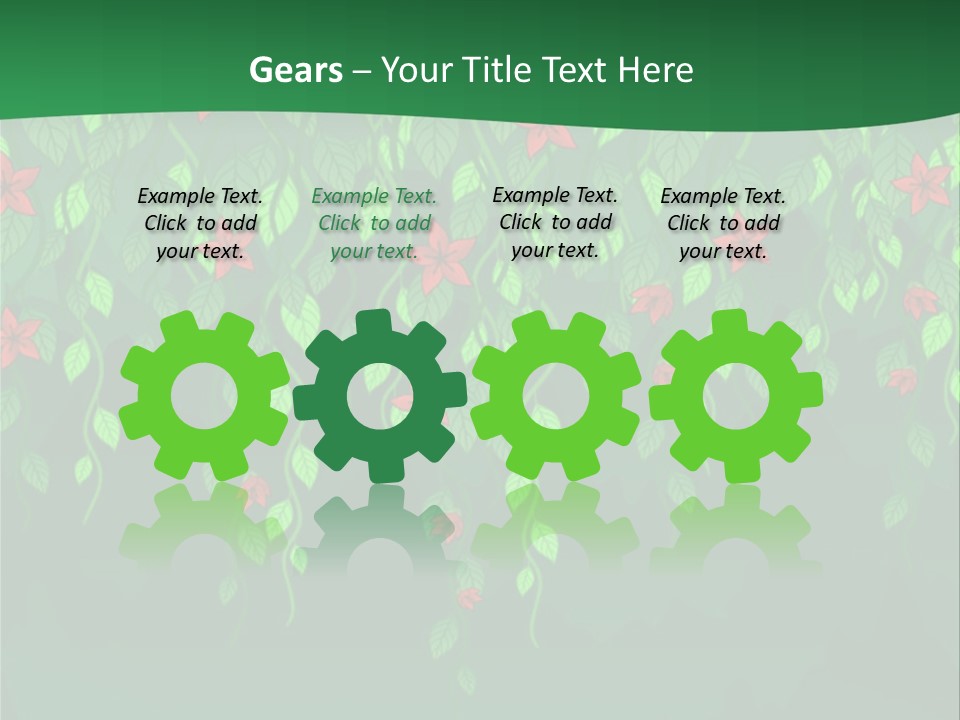 Floral Fantasy Idea PowerPoint Template