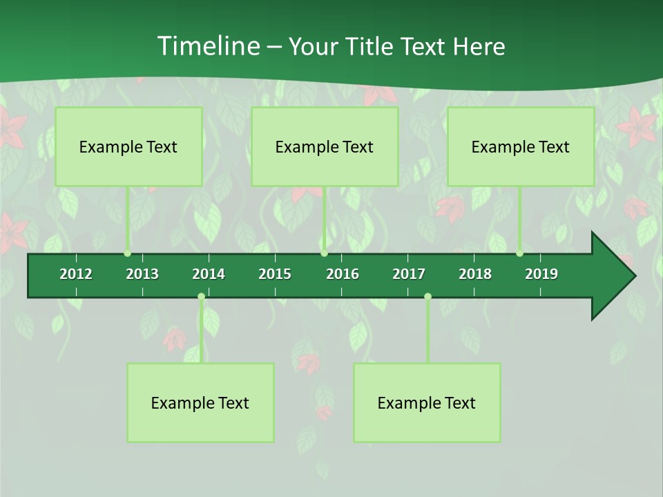 Floral Fantasy Idea PowerPoint Template