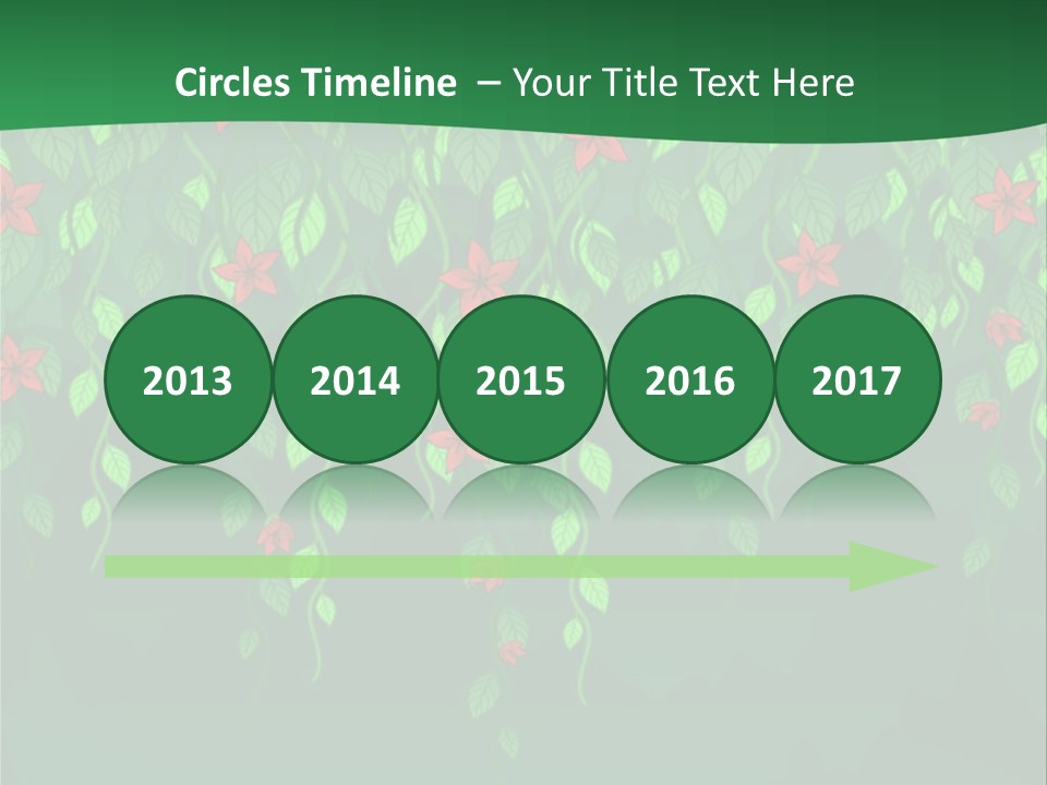 Floral Fantasy Idea PowerPoint Template