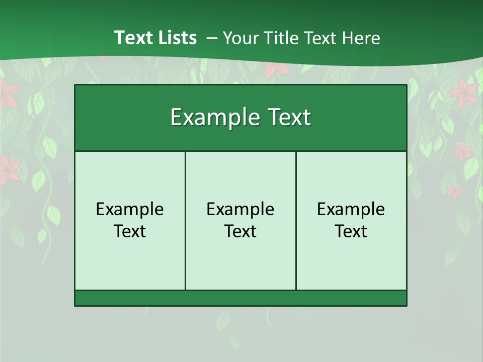 Floral Fantasy Idea PowerPoint Template