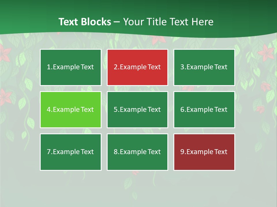 Floral Fantasy Idea PowerPoint Template