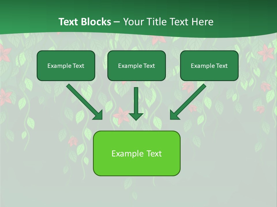 Floral Fantasy Idea PowerPoint Template