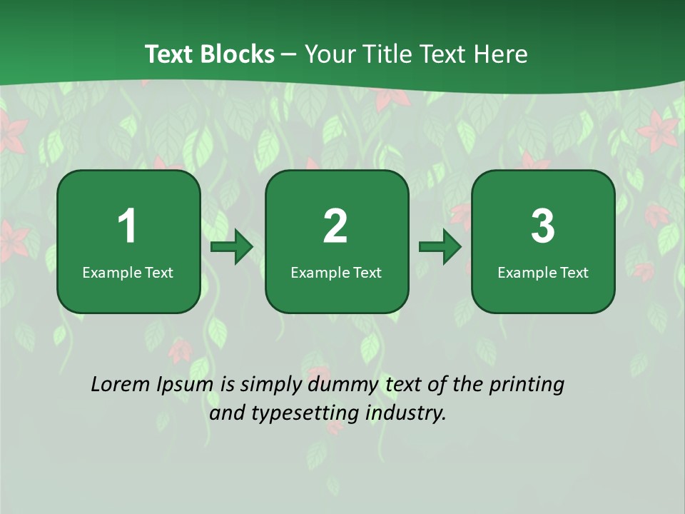 Floral Fantasy Idea PowerPoint Template