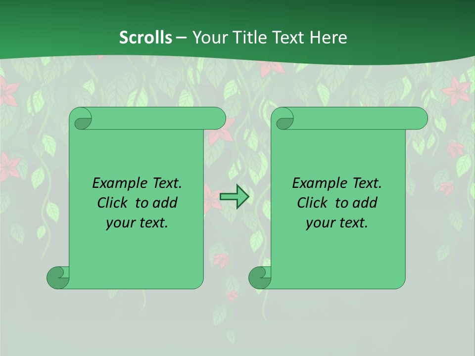 Floral Fantasy Idea PowerPoint Template