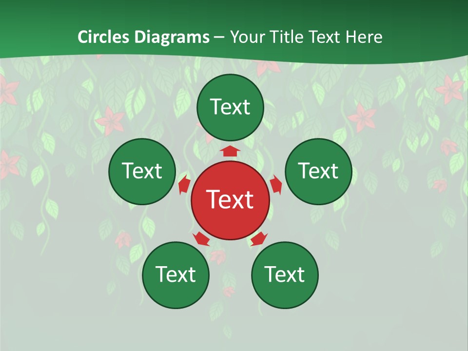 Floral Fantasy Idea PowerPoint Template