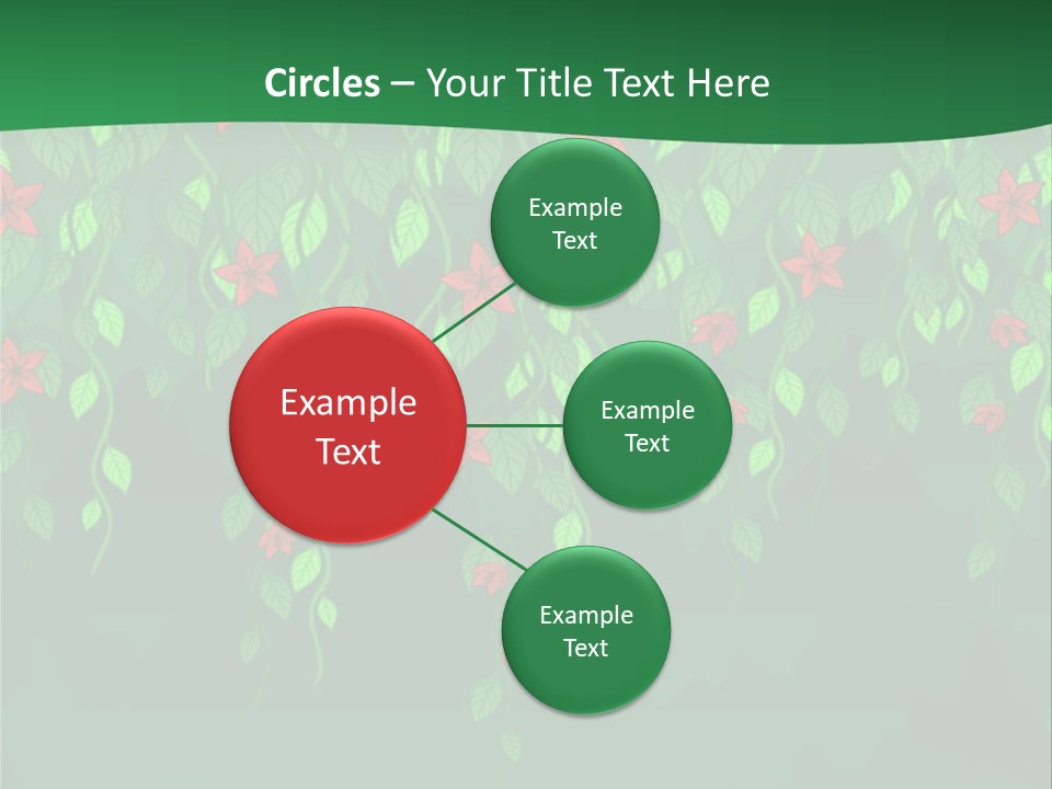 Floral Fantasy Idea PowerPoint Template