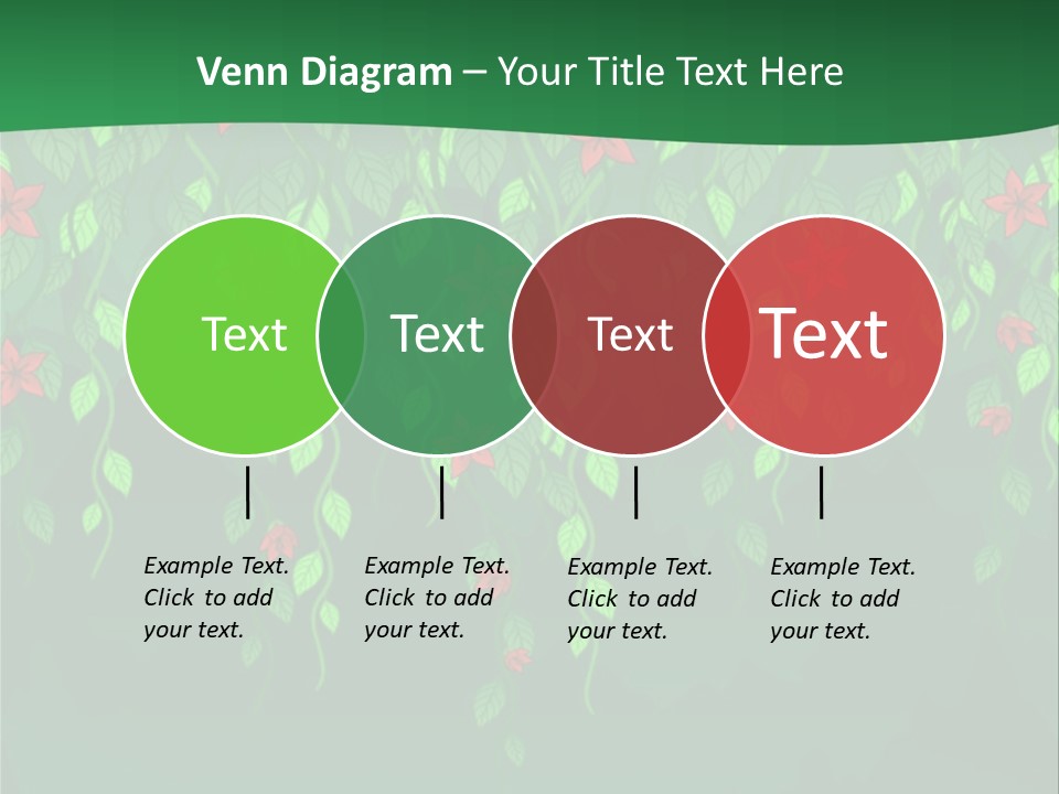 Floral Fantasy Idea PowerPoint Template