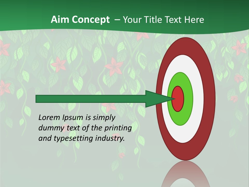 Floral Fantasy Idea PowerPoint Template