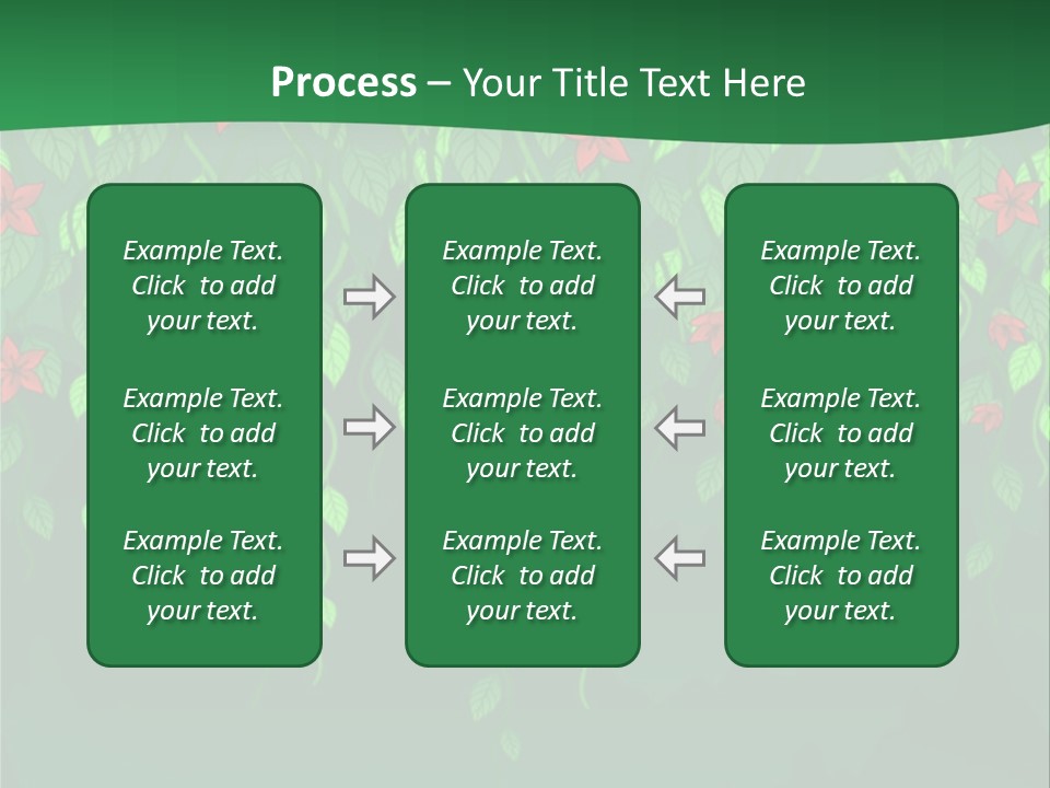 Floral Fantasy Idea PowerPoint Template