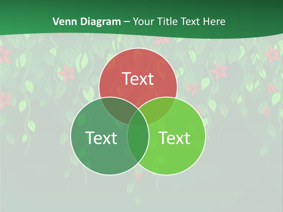 Floral Fantasy Idea PowerPoint Template