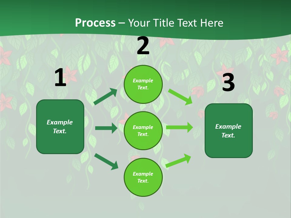 Floral Fantasy Idea PowerPoint Template