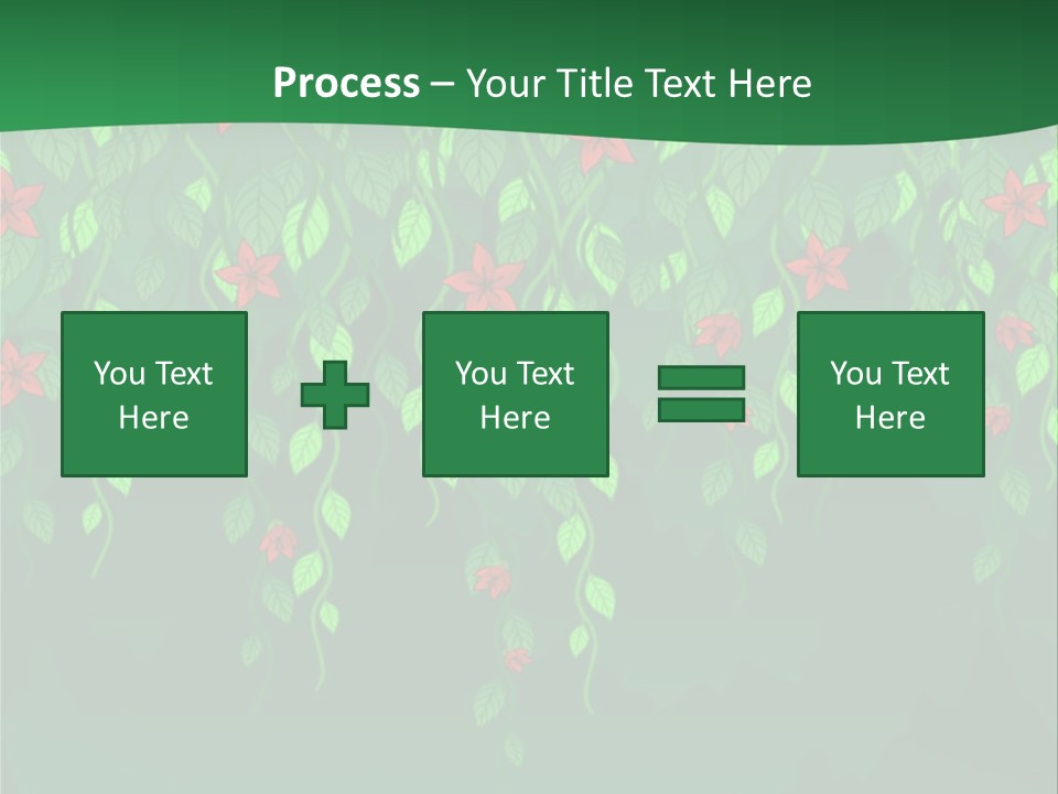 Floral Fantasy Idea PowerPoint Template