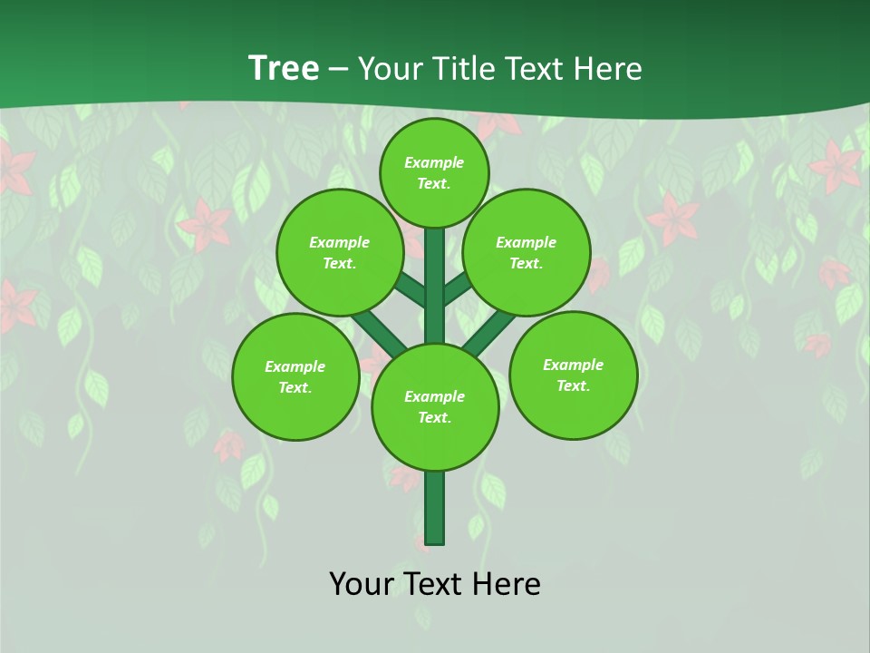 Floral Fantasy Idea PowerPoint Template