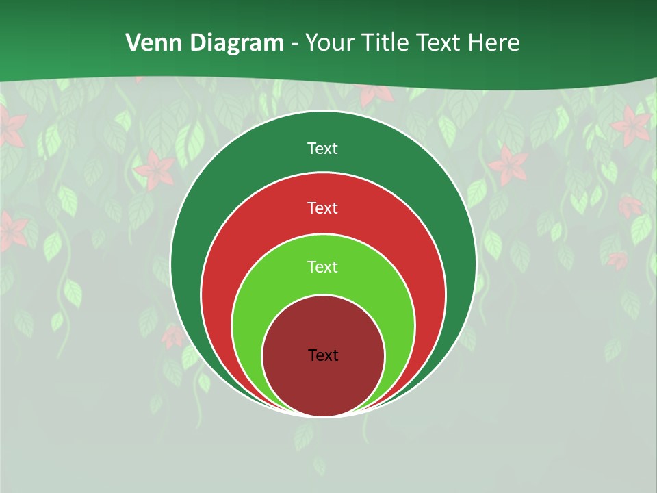 Floral Fantasy Idea PowerPoint Template