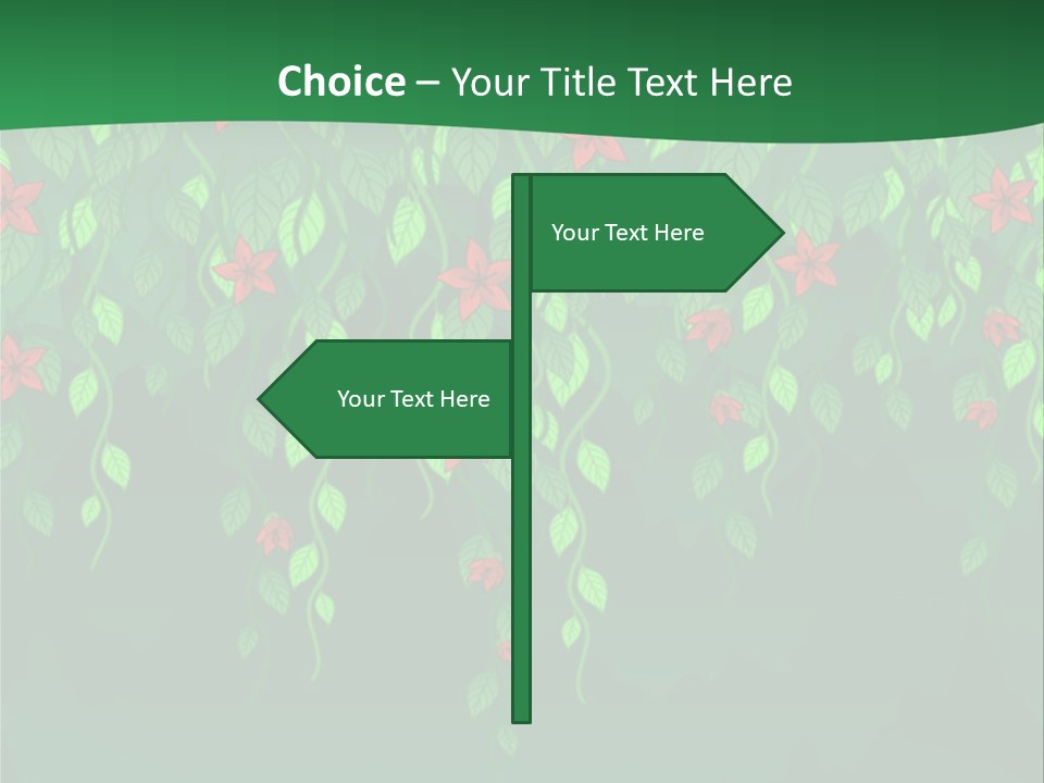 Floral Fantasy Idea PowerPoint Template