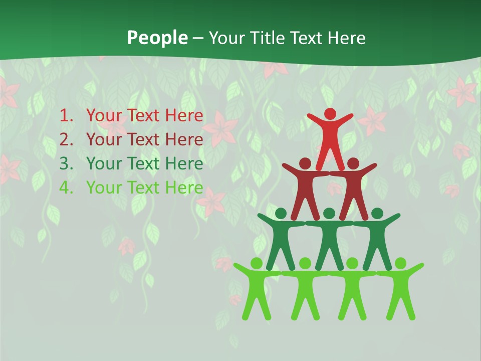 Floral Fantasy Idea PowerPoint Template