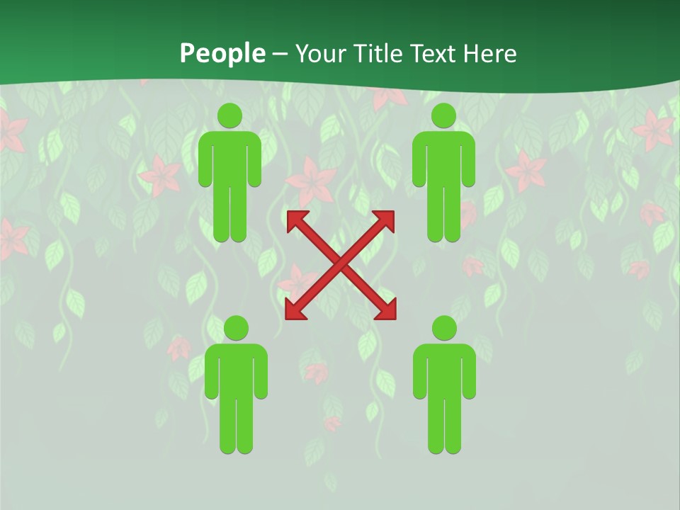 Floral Fantasy Idea PowerPoint Template