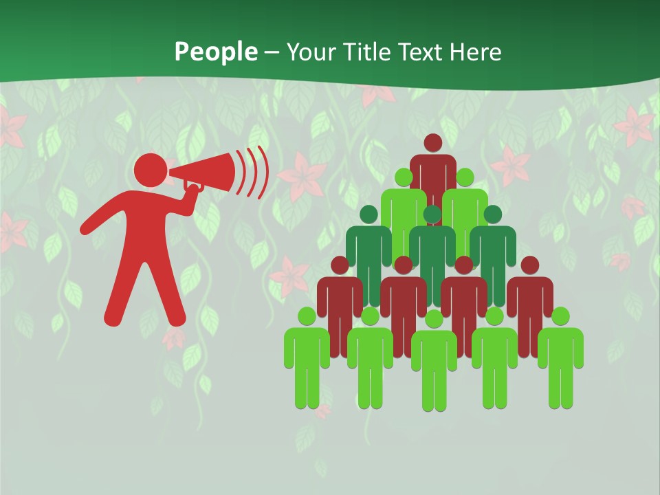 Floral Fantasy Idea PowerPoint Template