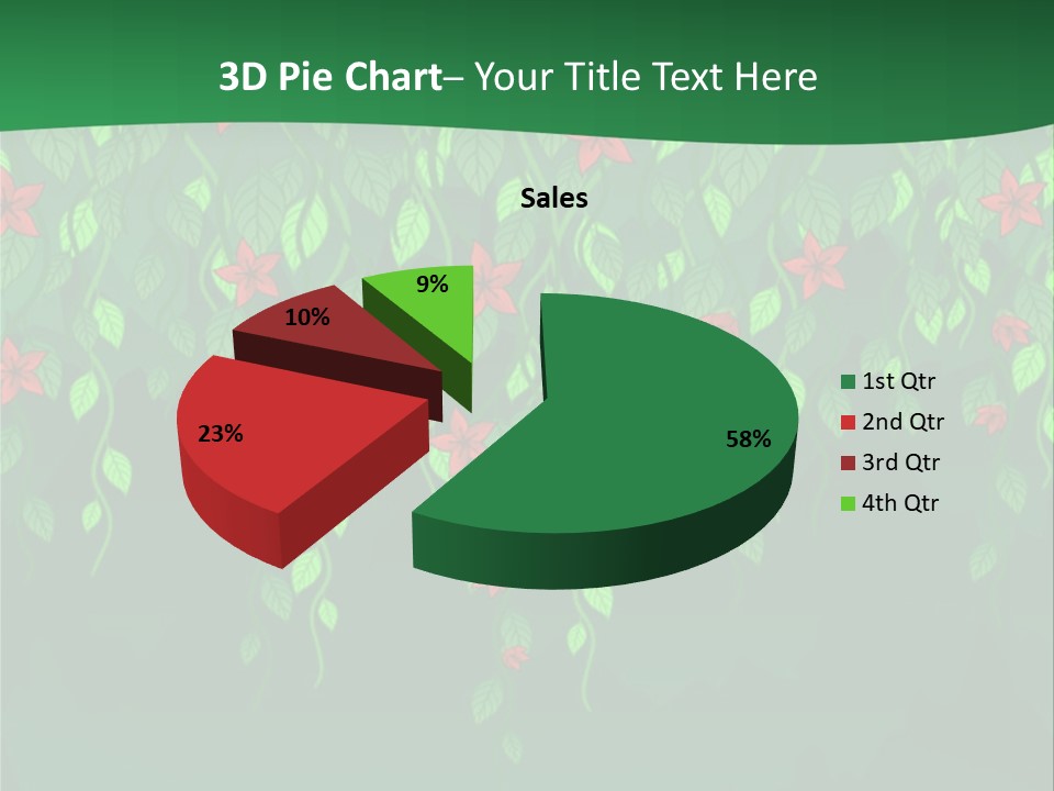 Floral Fantasy Idea PowerPoint Template
