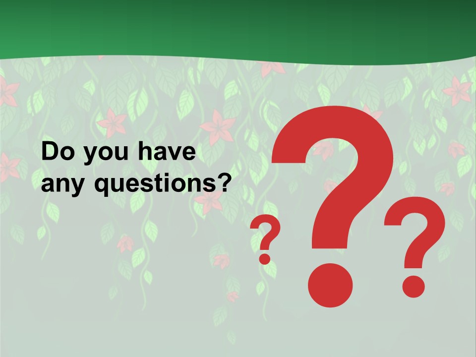 Floral Fantasy Idea PowerPoint Template