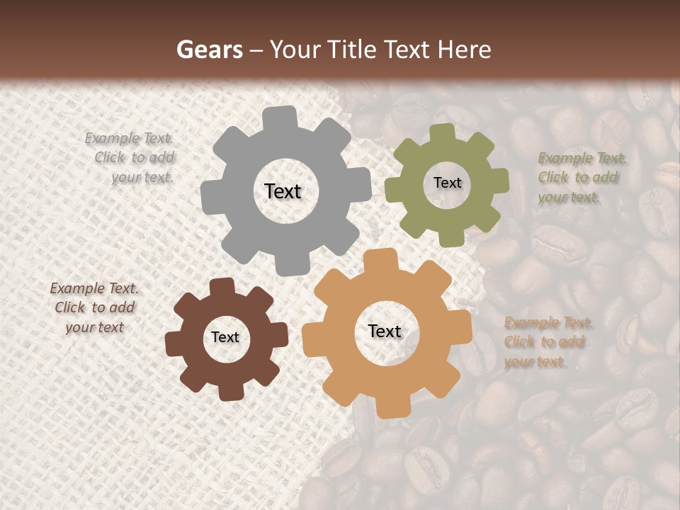 Mug Drinks Brown PowerPoint Template