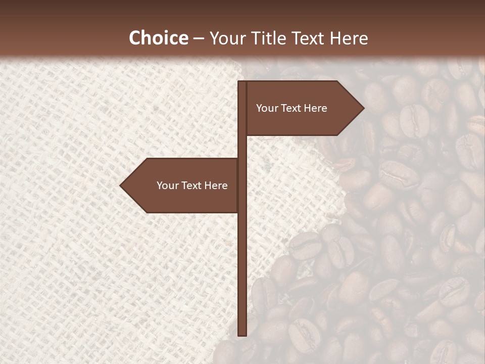 Mug Drinks Brown PowerPoint Template