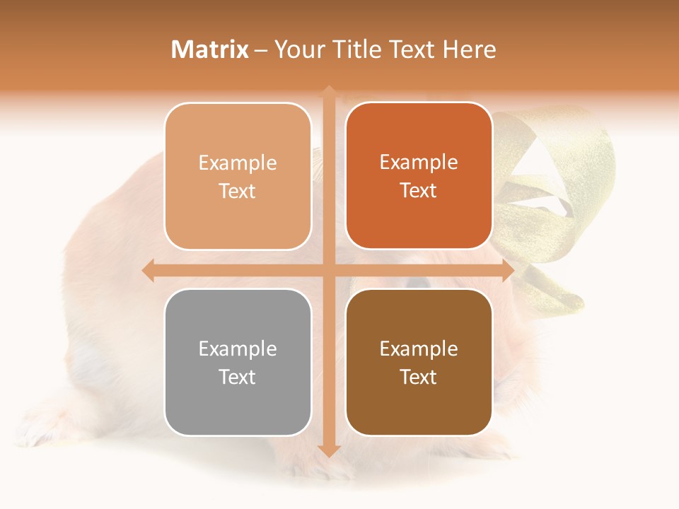 Furry Muffle Isolated PowerPoint Template