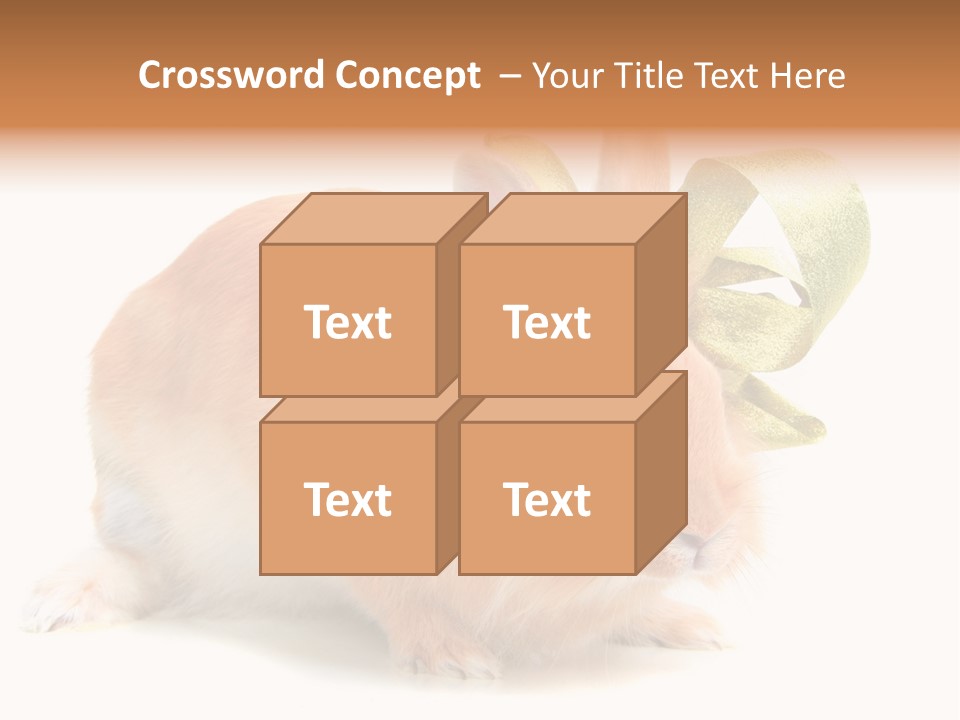 Furry Muffle Isolated PowerPoint Template